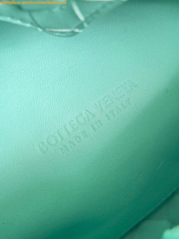 Replica Bottega Veneta Parachute Small Bag in Green Oasis Intrecciato Lambskin 5