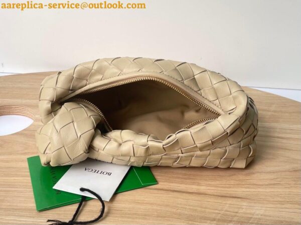 Replica Bottega Veneta BV Jodie Mini Bag In Porridge Intrecciato Lambskin 10