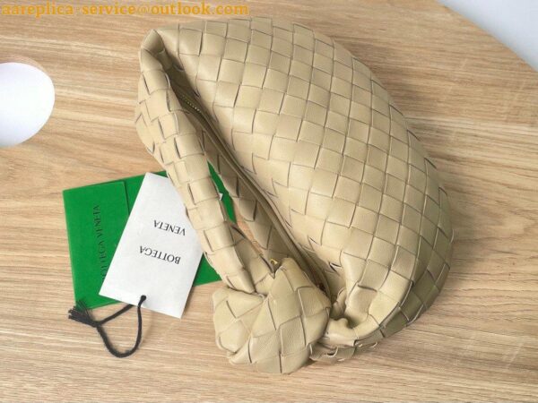 Replica Bottega Veneta BV Jodie Mini Bag In Porridge Intrecciato Lambskin 11