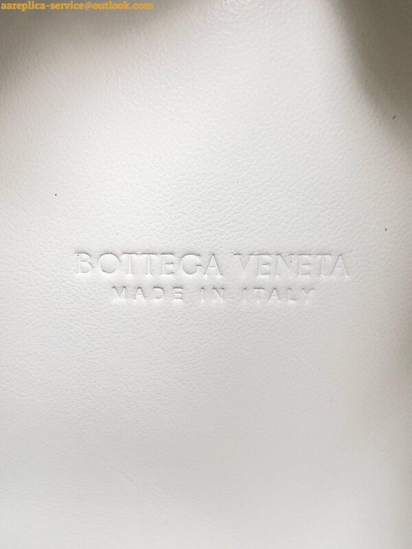 Replica Bottega Veneta Parachute Small Bag in White Intrecciato Lambskin 3