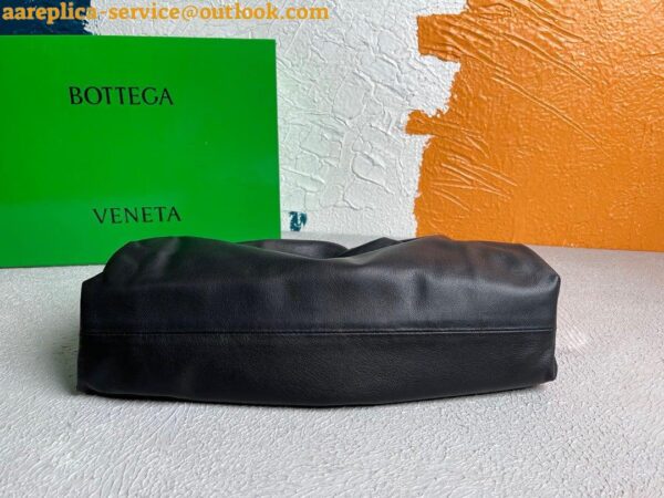 Replica Bottega Veneta Large Pouch Clutch Bag In Black Calfskin 7