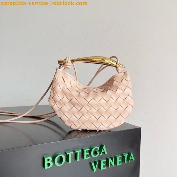 Replica Bottega Veneta Sardine Mini Bag in Lotus Intrecciato Lambskin 5