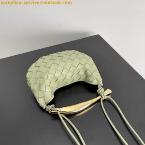 Replica Bottega Veneta Sardine Mini Bag in Travertine Intrecciato Lambskin