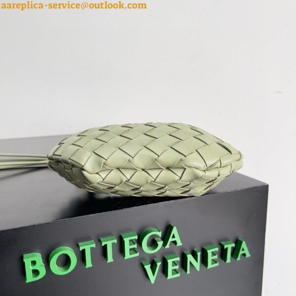 Replica Bottega Veneta Sardine Mini Bag in Travertine Intrecciato Lambskin 8