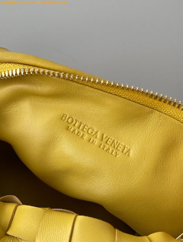 Replica Bottega Veneta BV Jodie Mini Bag In Yellow Intrecciato Lambskin 6