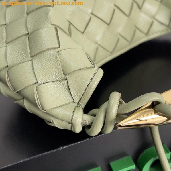 Replica Bottega Veneta Sardine Mini Bag in Travertine Intrecciato Lambskin 10