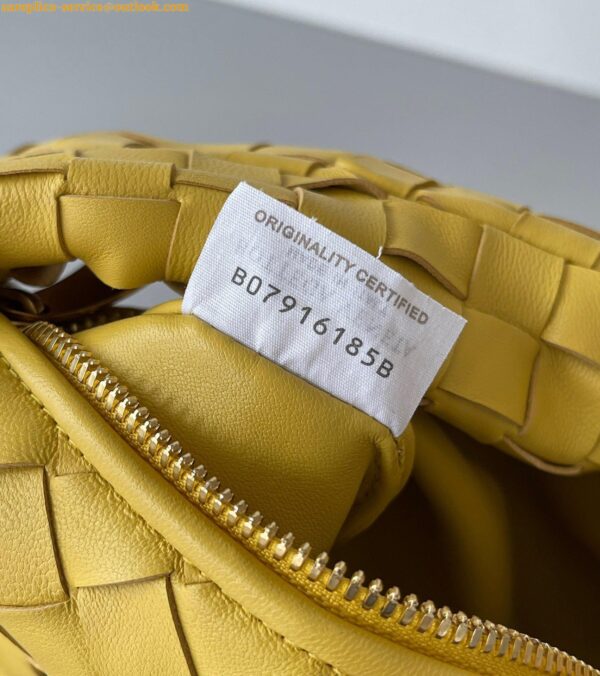 Replica Bottega Veneta BV Jodie Mini Bag In Yellow Intrecciato Lambskin 8