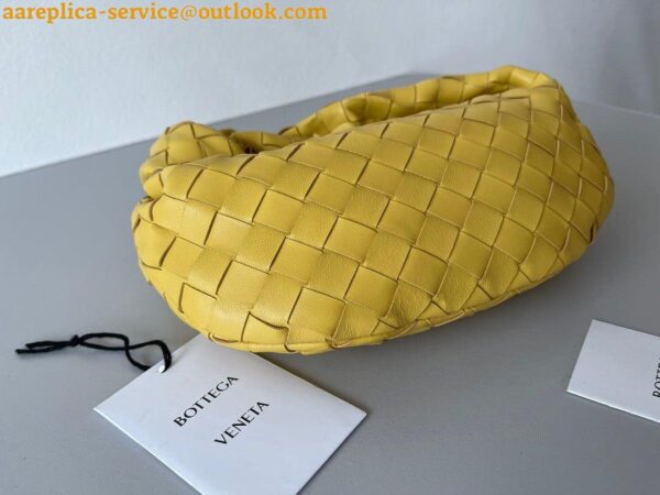 Replica Bottega Veneta BV Jodie Mini Bag In Yellow Intrecciato Lambskin 10