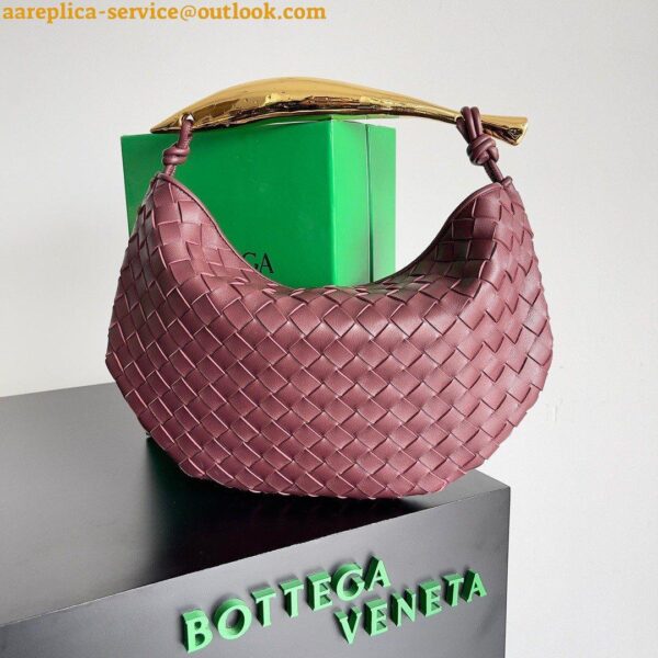 Replica Bottega Veneta Sardine Small Bag In Barolo Intrecciato Lambskin 8