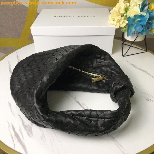 Replica Bottega Veneta BV Jodie Small Bag In Black Intrecciato Lambskin 2