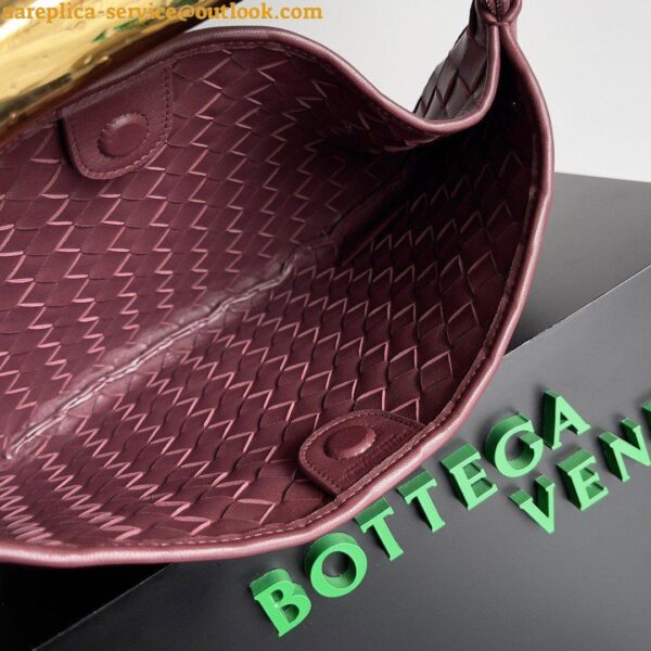 Replica Bottega Veneta Sardine Small Bag In Barolo Intrecciato Lambskin 9