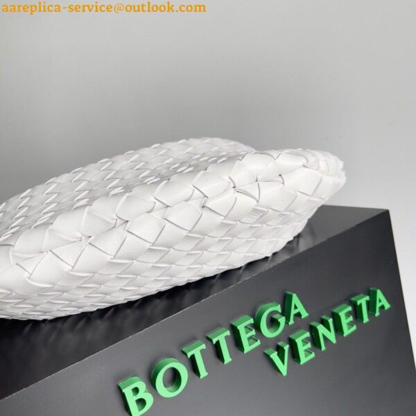 Replica Bottega Veneta Sardine Small Bag In White Intrecciato Lambskin 7