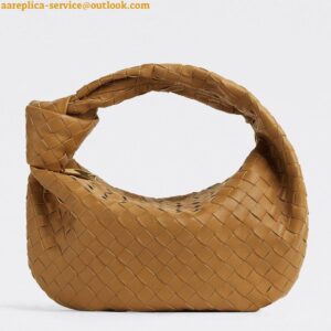 Replica Bottega Veneta BV Jodie Teen Bag In Caramel Intrecciato Lambskin