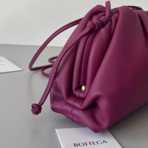 Replica Bottega Veneta Mini Pouch with Strap in Cinnabar Calfskin 2