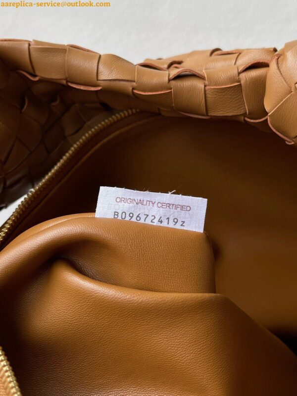 Replica Bottega Veneta BV Jodie Teen Bag In Caramel Intrecciato Lambskin 10