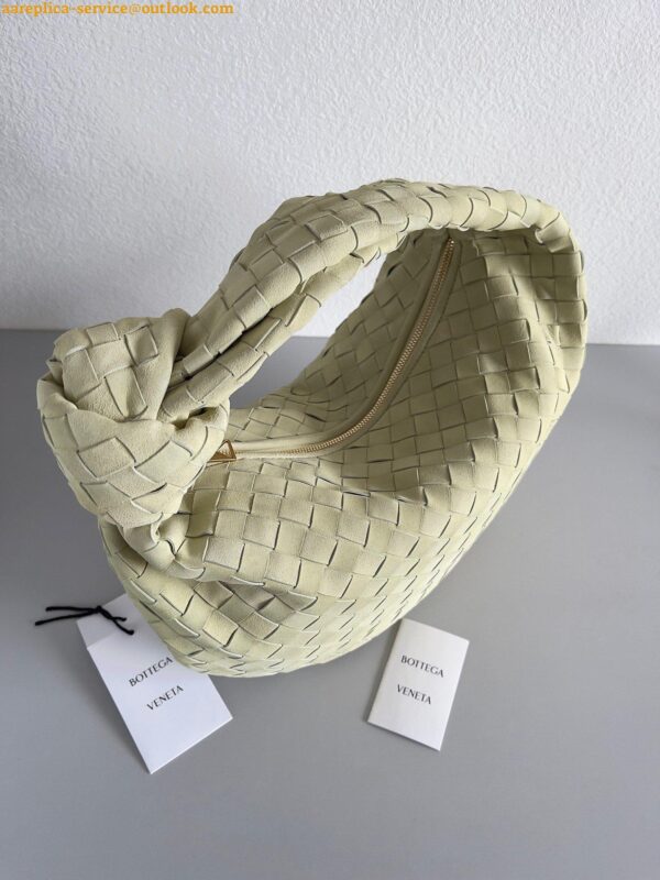Replica Bottega Veneta BV Jodie Teen Bag In Lemon Suede Calfskin 2