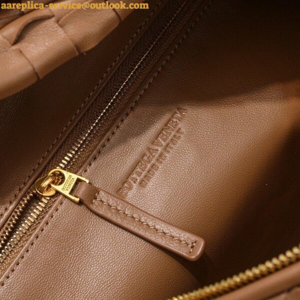 Replica Bottega Veneta BV Jodie Teen Bag In Caramel Intrecciato Lambskin 11