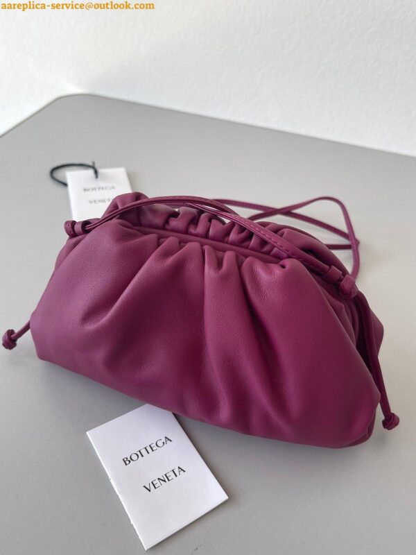 Replica Bottega Veneta Mini Pouch with Strap in Cinnabar Calfskin 11