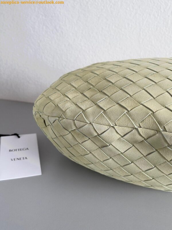 Replica Bottega Veneta BV Jodie Teen Bag In Lemon Suede Calfskin 7