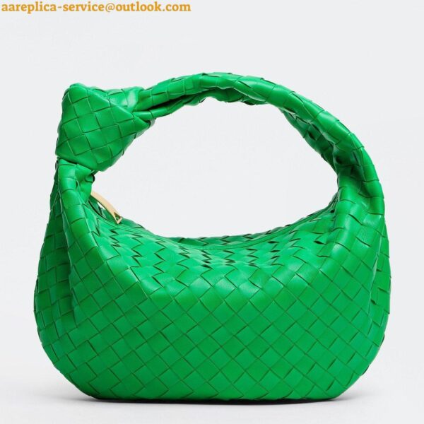 Replica Bottega Veneta BV Jodie Teen Bag In Parakeet Intrecciato Lambskin 4