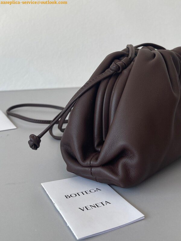 Replica Bottega Veneta Mini Pouch with Strap in Grape Calfskin 4