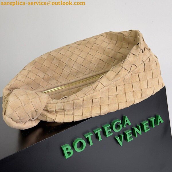 Replica Bottega Veneta BV Jodie Teen Bag In Porridge Suede Calfskin 8