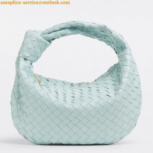 Replica Bottega Veneta BV Jodie Teen Bag In Teal Washed Intrecciato Lambskin