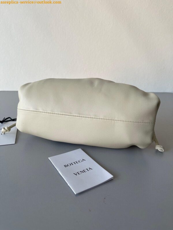 Replica Bottega Veneta Mini Pouch with Strap in Ivory Calfskin 8