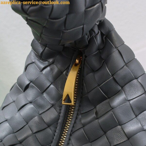 Replica Bottega Veneta BV Jodie Teen Bag In Thunder Intrecciato Lambskin 8