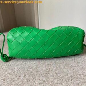 Replica Bottega Veneta Mini Pouch with Strap in Parakeet Intrecciato Lambskin