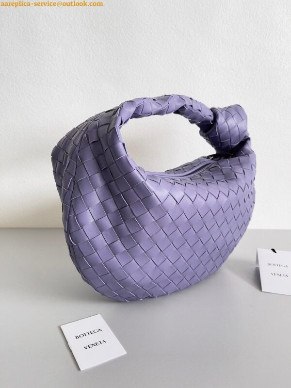 Replica Bottega Veneta BV Jodie Teen Bag In Wisteria Intrecciato Lambskin 11