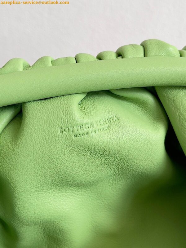 Replica Bottega Veneta Mini Pouch with Strap in Pistachio Calfskin 5