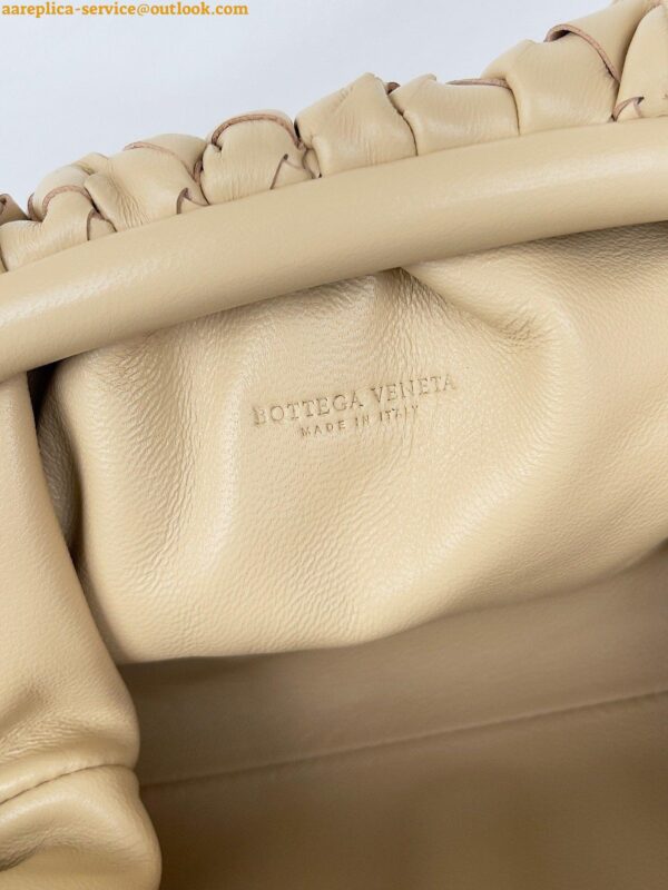 Replica Bottega Veneta Mini Pouch with Strap in Porridge Intrecciato Lambskin 10