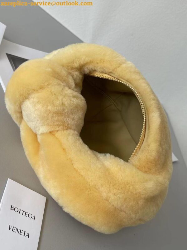 Replica Bottega Veneta Jodie Mini Bag In Teddy Shearling 9