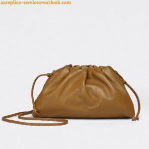 Replica Bottega Veneta Mini Pouch with Strap in Teak Calfskin