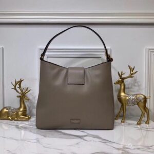 Replica Valentino 50027 Vsling Grainy Calfskin Hobo Bag Gray