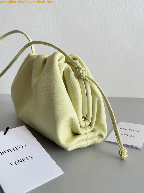 Replica Bottega Veneta Mini Pouch with Strap in Zest Washed Calfskin 7