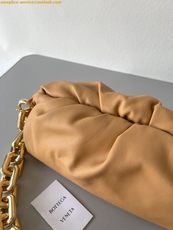 Replica Bottega Veneta The Chain Pouch Bag In Almond Calfskin 13