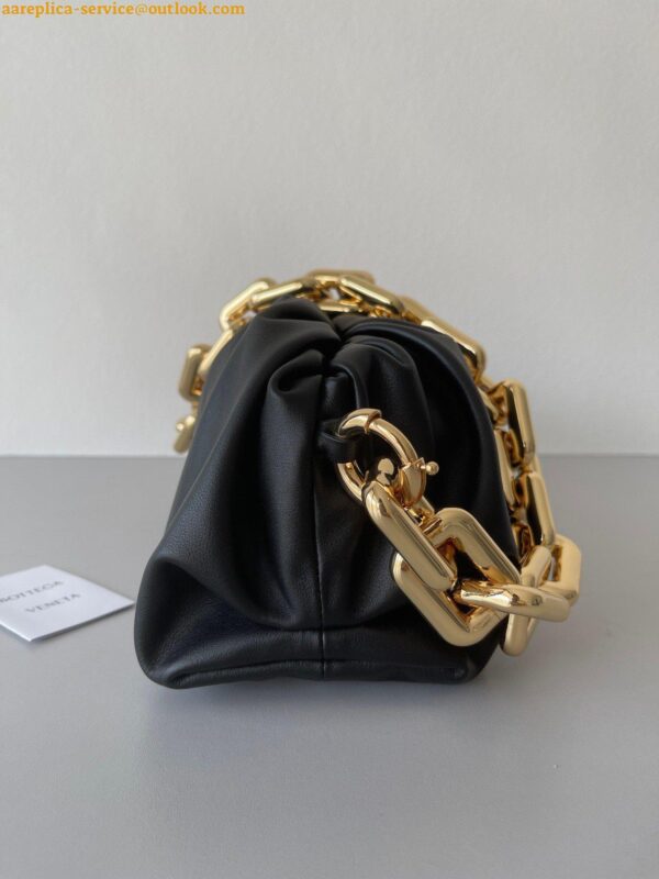 Replica Bottega Veneta The Chain Pouch Bag In Black Calfskin 10