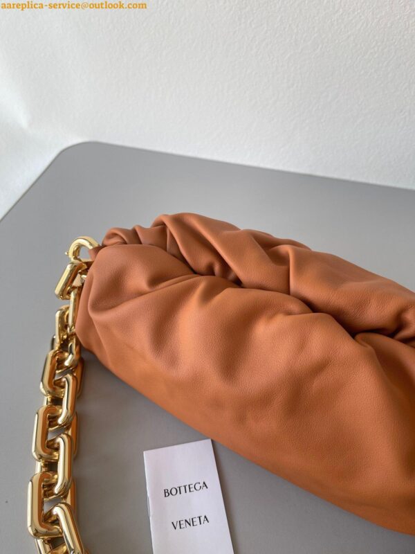 Replica Bottega Veneta The Chain Pouch Bag In Clay Calfskin 3