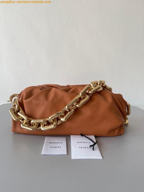 Replica Bottega Veneta The Chain Pouch Bag In Clay Calfskin 11