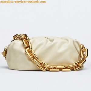 Replica Bottega Veneta The Chain Pouch Bag In Plaster Calfskin