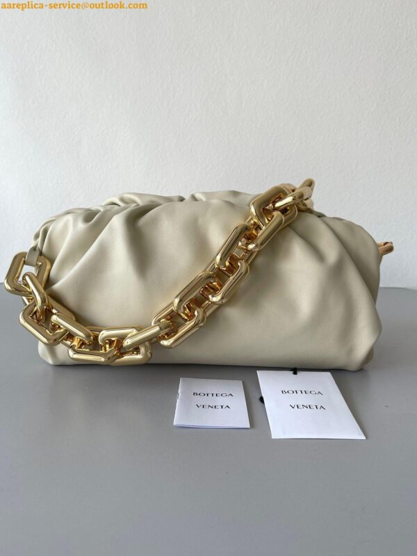 Replica Bottega Veneta The Chain Pouch Bag In Plaster Calfskin 7