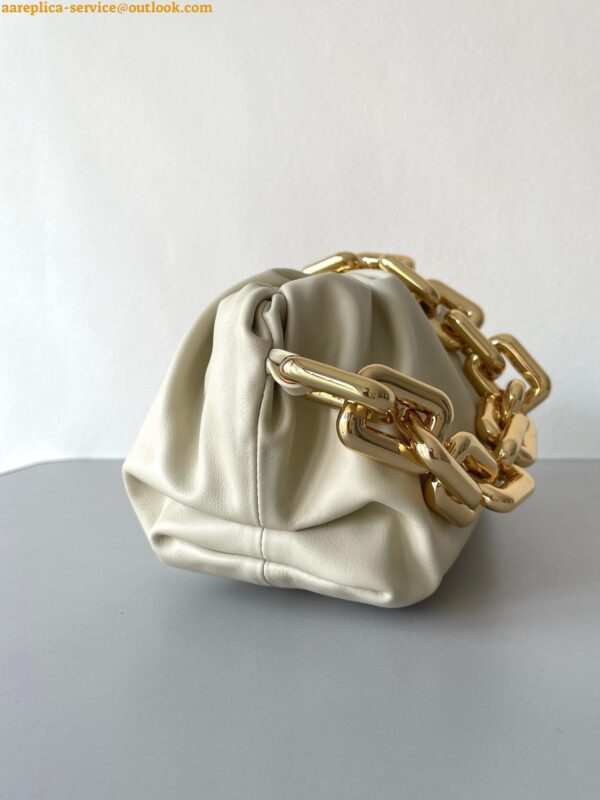 Replica Bottega Veneta The Chain Pouch Bag In Plaster Calfskin 9