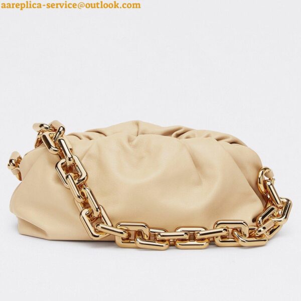 Replica Bottega Veneta The Chain Pouch Bag In Porridge Calfskin 3