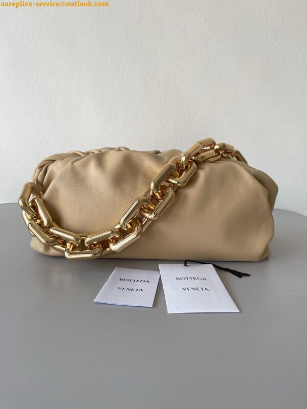 Replica Bottega Veneta The Chain Pouch Bag In Porridge Calfskin 5