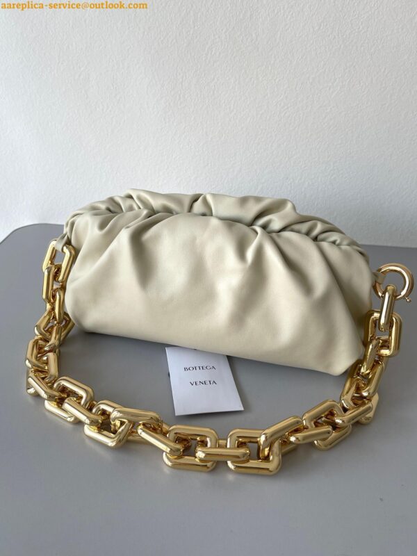 Replica Bottega Veneta The Chain Pouch Bag In Plaster Calfskin 13