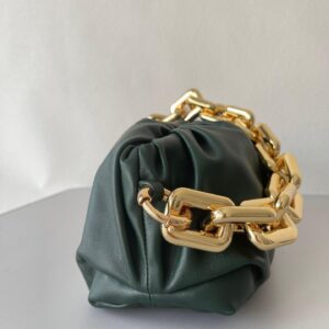 Replica Bottega Veneta The Chain Pouch Bag In Raintree Calfskin