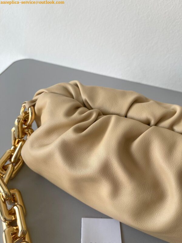 Replica Bottega Veneta The Chain Pouch Bag In Porridge Calfskin 11