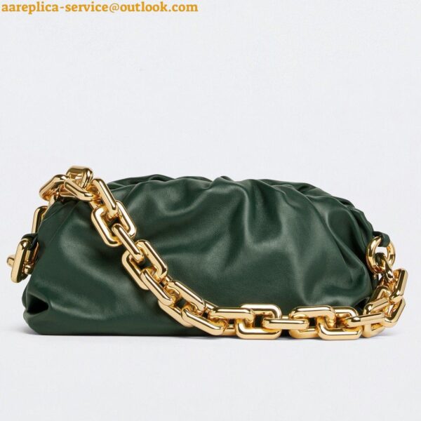 Replica Bottega Veneta The Chain Pouch Bag In Raintree Calfskin 3